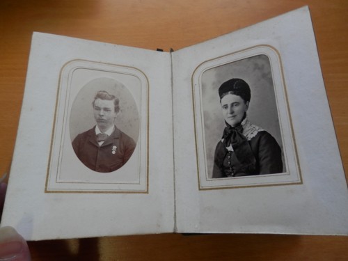 a page of the Randell and Robbins family photo album