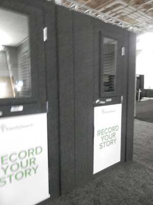 the Record Your Story booths