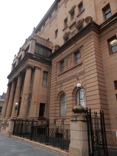the imposing Freemasons SA building