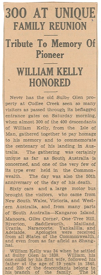 this article appeared in The Advertiser, 2 January 1939 you can read the full article on Trove at: http://nla.gov.au/nla.news-article49786271
