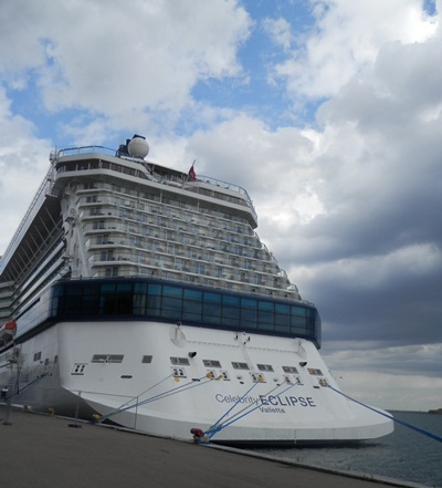 the back of the Celebrity Eclipse