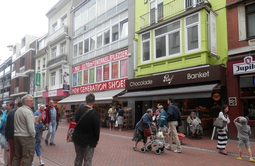 we found the shops in Blankenberge, Belgium
