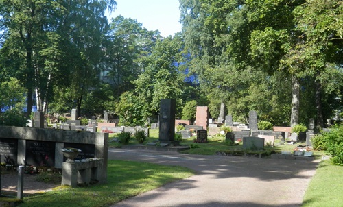 of course we visited the Helsinki cemetery