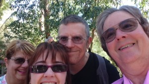 Helen, Daryl, Judy and myself at the Gorge Wildlife Park