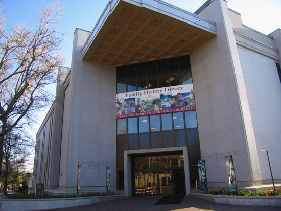 thw Family History Library in Salt Lake City