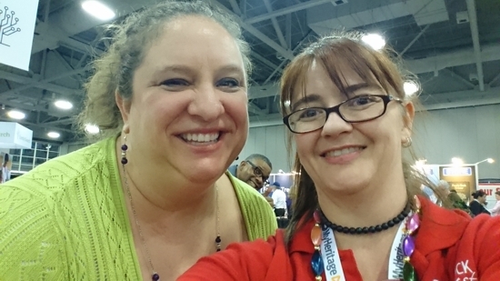 I met the always lovely Crista Cowan from Ancestry (aka The Barefoot Genealogist)