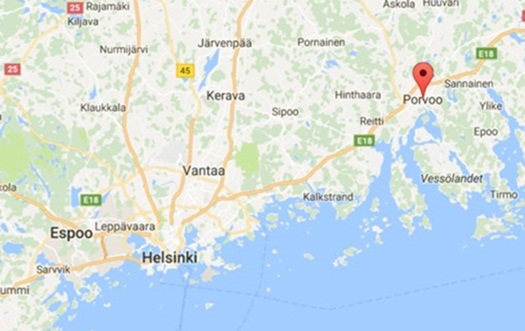 map - Porvoo Finland